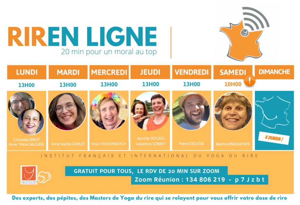 Rire en ligne gratuit | Yoga du Rire & Santé