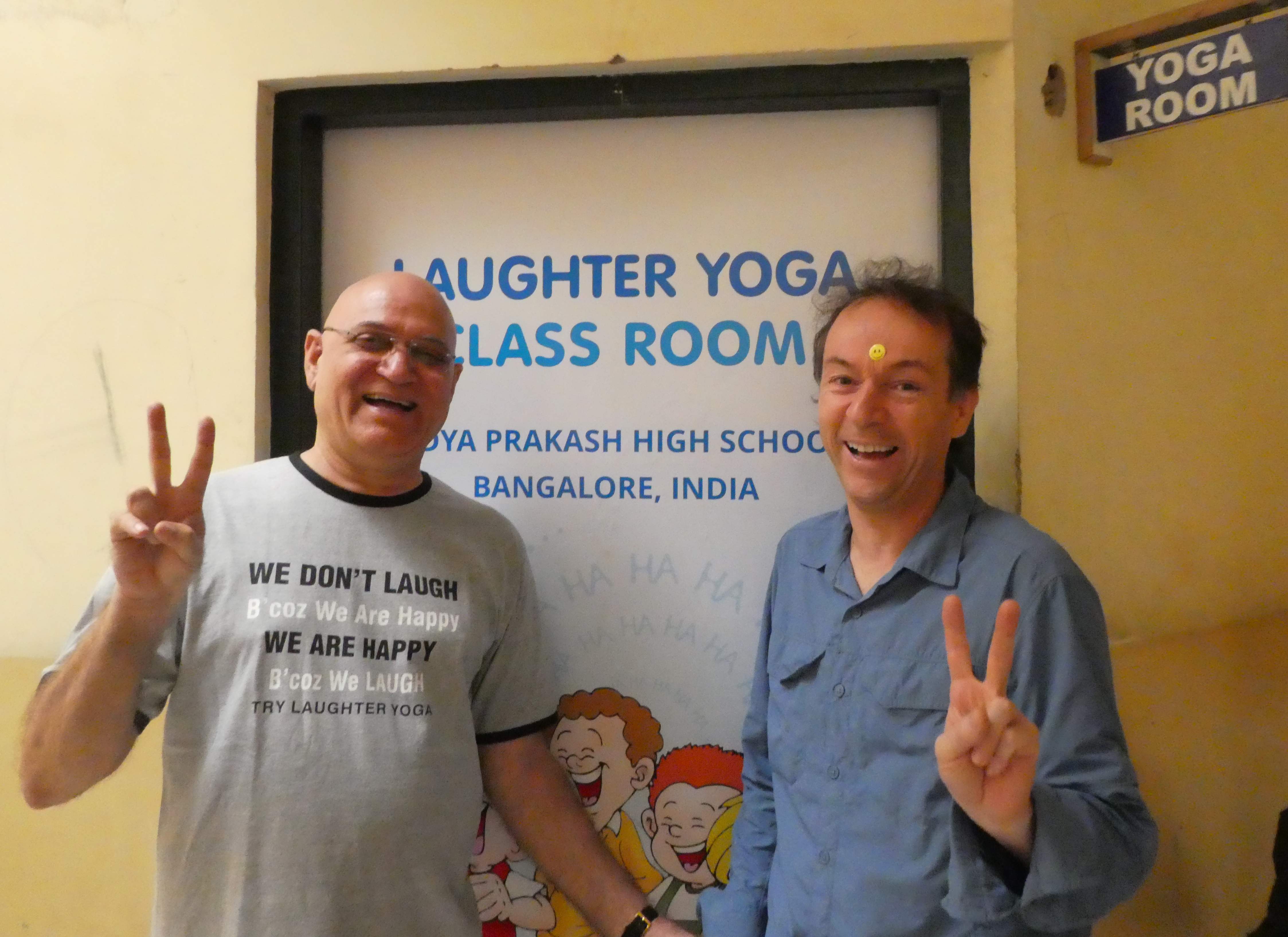 Dr M. Kataria et Fabrice Loizeau Yoga du rire à l'école